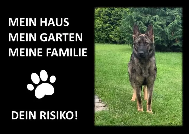 WarnschildWarnung - Zutritt verboten Dein Risiko Bild