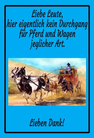 WarnschildWarnung - Zutritt verboten Kein Durchgang Bild
