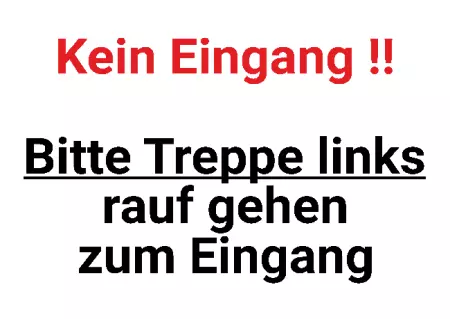 WarnschildWarnung - Zutritt verboten Kein Eingang! Bild