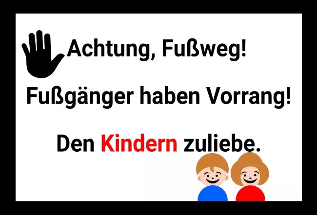 WarnschildWarnung - Zutritt verboten Kinder Bild