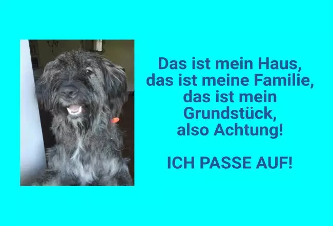 WarnschildWarnung - Zutritt verboten Mein Haus, meine Familie ... Bild