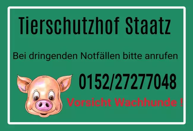 WarnschildWarnung - Zutritt verboten Tierschutzhof Bild